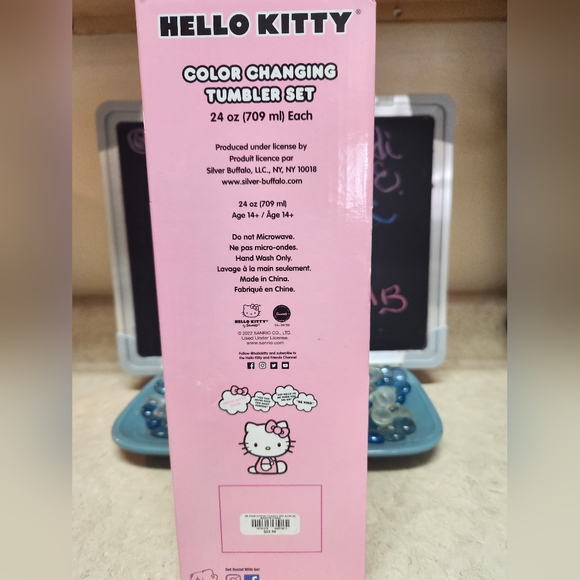 4-PACK] HELLO KITTY Color Changing Cold Tumbler Set ~ BNIB - Picture 7 of 11